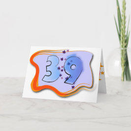 39 und Geburtskarte aufbewahren Karte