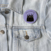 3 сats und Halloween, Personalized Button (Beispiel)