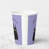 3 сats und Halloween, Personalized Pappbecher (Rechts)