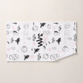 3.00 Uhr Emotionen Badetuch | Ausdrucksstarke Dood Badhandtuch Set (Handtuch)