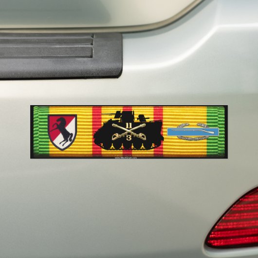 3/11th ACR VSM M113, Flecken, CIB Autoaufkleber (Auf Auto)