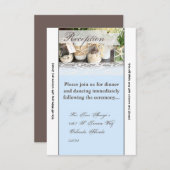 3.12x18 Empfang Card Beach Sea Mason Jars Ozean Einladung (Vorne/Hinten)