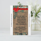 3.12x18 Empfang Card — DIGITALER DRUCK Einladung (Stehend Vorderseite)