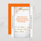 3.12x18 Empfang Card fallen Herbstwirbel Einladung (Vorne/Hinten)