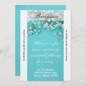 3.12x18 Empfang Card Frühjahrskinder Atem Blume Einladung (Vorne/Hinten)