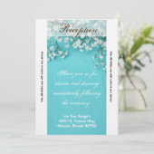 3.12x18 Empfang Card Frühjahrskinder Atem Blume Einladung (Stehend Vorderseite)