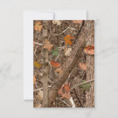 3.12x18 Empfang Card Jagd Ehepaar Hirsch Dock Buck Einladung (Rückseite)