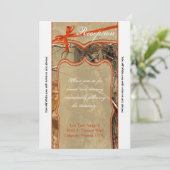 3.12x18 Empfang Card Jäger Camoflouge Einladung (Stehend Vorderseite)