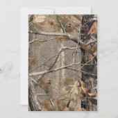 3.12x18 Empfang Card Jäger Camouflage Camoflauge D Einladung (Rückseite)