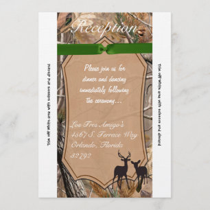 3.12x18 Empfang Card Jäger Camouflage Camoflauge D Einladung