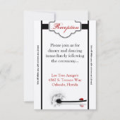 3.12x18 Empfang Card Lady Bug Dandilion Blume Ins Einladung (Vorderseite)