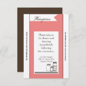 3.12x18 Empfang Card Mason Jar Land Rustikale Vase Einladung (Vorne/Hinten)