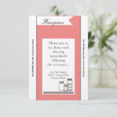 3.12x18 Empfang Card Mason Jar Land Rustikale Vase Einladung (Stehend Vorderseite)