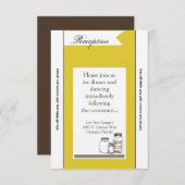 3.12x18 Empfang Card Mason Jar Land Rustikale Vase Einladung (Vorne/Hinten)