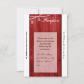 3.12x18 Empfang Card Mason Jar String Lights Wood Einladung (Vorderseite)