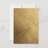 3.12x18 Empfang Card Modernes Strip Navy White Con Einladung (Rückseite)