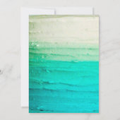 3.12x18 Empfang Card Ombre Blue Zuckerguss Einladung (Rückseite)