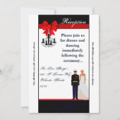 3.12x18 Empfang Card Schiffskarte Hispanic Uniform Einladung (Vorderseite)