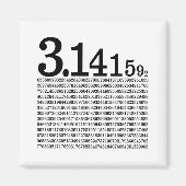 3,1415926 PI MAGNET (Vorne)