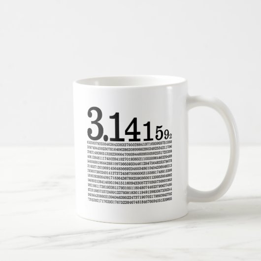3,1415926 PU KAFFEETASSE (Rechts)