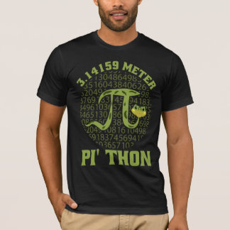 3.14159 Meter Pi-Thon Python Schlange Pi Tagesdesi T-Shirt