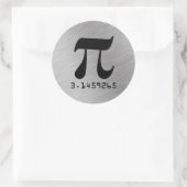 3.1459265 Pi mathematische Konstante Runder Aufkleber (Tasche)