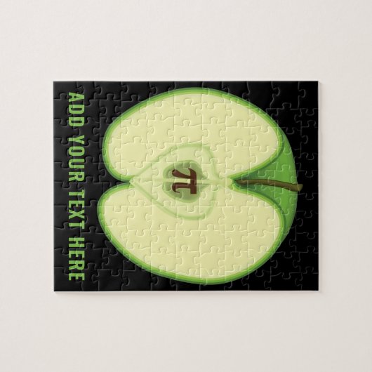 3.14 Apple Pie Pi Pun Funny Math Joke Puzzle (Horizontal)