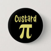 3.14 Custard Pie Pi Pun Funny Math Joke Button (Vorderseite)