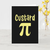 3.14 Custard Pie Pi Pun Funny Math Joke Karte (Gelbe Blume)