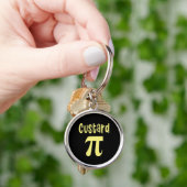 3.14 Custard Pie Pi Pun Funny Math Joke Schlüsselanhänger (Hand)