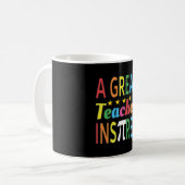 3.14 Ein großer Lehrer Inspiriere Pun Funny Math J Kaffeetasse (Vorderseite Links)