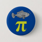 3.14 Fisch Pie Pi Pun Funny Math Joke Button (Vorderseite)