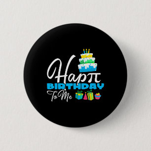 3.14 Glücklicher Geburtstag für Lehrer Button