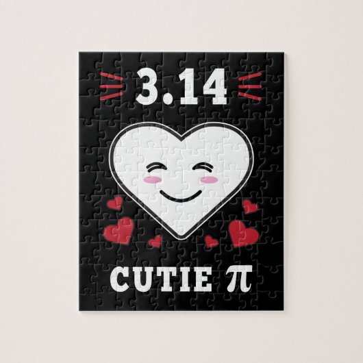 3.14 Herzliche Süsse Pi Funny Math Joke Puzzle (Vertikal)