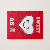 3.14 Herzsüß als Pi Funny Mathe Joke Puzzle (Horizontal)