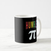 3.14 Humble Pie Pi Pun Funny Math Joke Kaffeetasse (VorderseiteRechts)