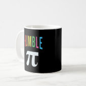 3.14 Humble Pie Pi Pun Funny Math Joke Kaffeetasse (Vorderseite Links)
