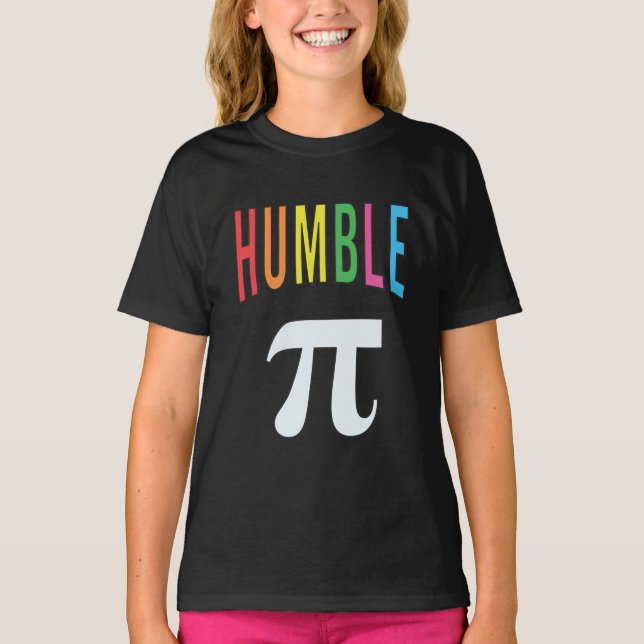 3.14 Humble Pie Pi Pun Funny Math Joke T - Shirt (Vorderseite)