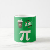 3.14 Kaffee und Kuchen Pi Pun Funny Math Joke Kaffeetasse (Mittel)