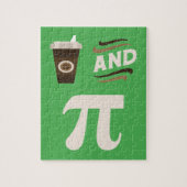 3.14 Kaffee und Kuchen Pi Pun Funny Math Joke Puzzle (Vertikal)