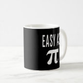 3.14 Leichte Pie Pi Pun Funny Math Joke beunruhigt Kaffeetasse (VorderseiteRechts)