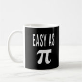 3.14 Leichte Pie Pi Pun Funny Math Joke beunruhigt Kaffeetasse (Links)