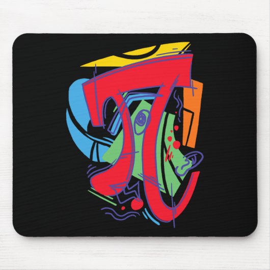 3.14 Math-Design für Pi-Tag Mousepad (Vorne)