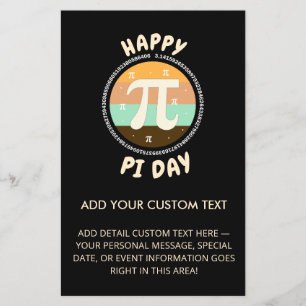 3.14 Nationaler Pi-Tag-Design - Frohen Pi-Tag Flyer