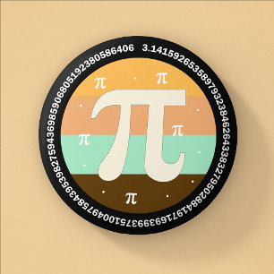 3.14 Nationaler Pi-Tag-Design - Pi-Tag-Geschenkide Button