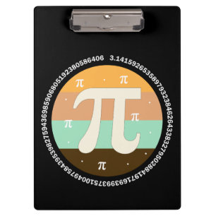 3.14 Nationaler Pi-Tag-Design - Pi-Tag-Geschenkide Klemmbrett