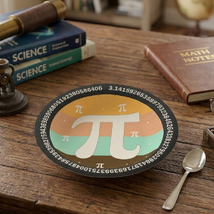 3.14 Nationaler Pi-Tag-Design - Pi-Tag-Geschenkide Pappteller