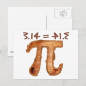 3,14 = PI.E POSTKARTE (Vorne/Hinten)