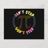 3.14 Pi Funny Math Postkarte (Vorderseite)