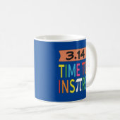 3.14 Pi Pun Funny Math Joke Inspirieren Kaffeetasse (VorderseiteRechts)
